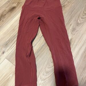 lululemon athletica Red Leggings